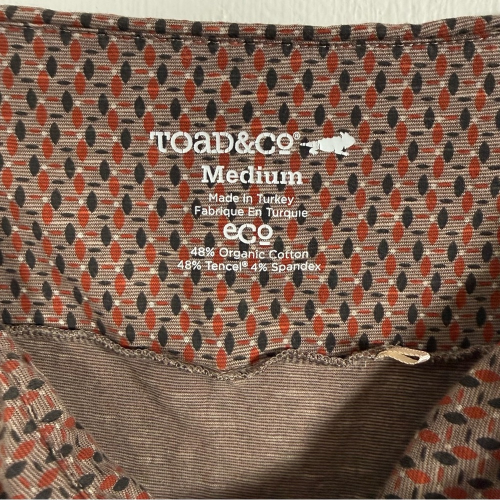 Toad&Co Eco Knit A-Line Skirt Organic Cotton Tencel Size M - Picture 4 of 5